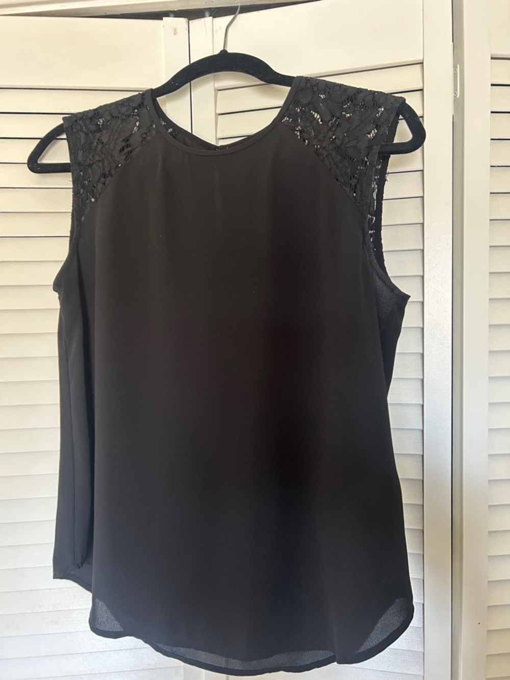 Target Black Lace Shoulder Sleeveless Camisole